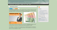 Desktop Screenshot of emprestimopessoal-online.com